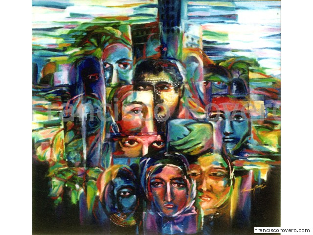 Assimilation  (Oil on canvas 97 x 130cm)