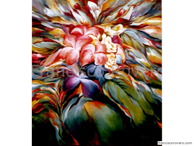 Florescence  (Oil on canvas 915 x 1020cm)