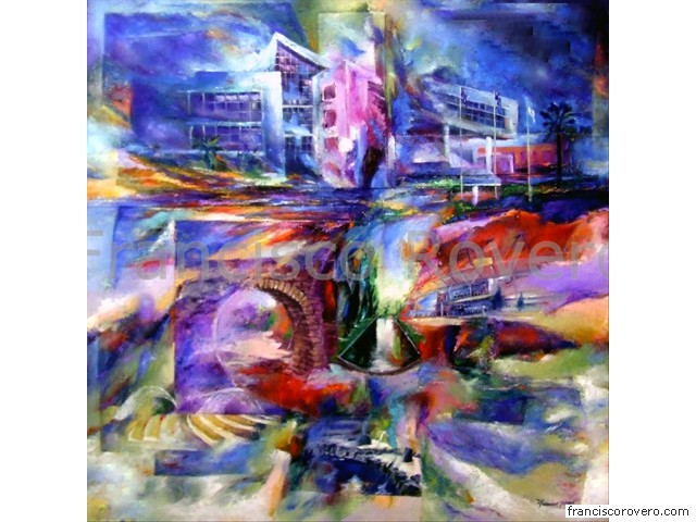 Homage to a Place   (Oil on canvas 91.5 x 91.5cm)