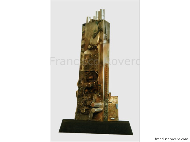 Voyage to the new Era  (Mixed metal 97 x 35 x 50cm)