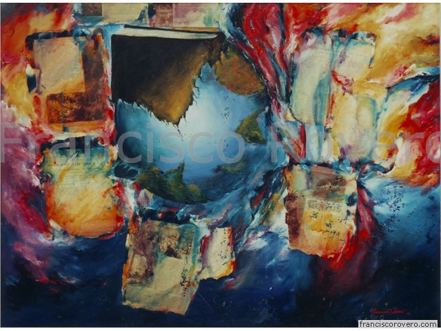 Word for the World  (Oil on canvas 102.5 x 76.5cm)