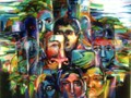 Assimilation  (Oil on canvas 97 x 130cm)