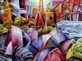 Heart of a City  (Oil on canvas 91 x 122cm)