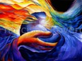 In the Beginning  (Oil on canvas 97 x 130cm)